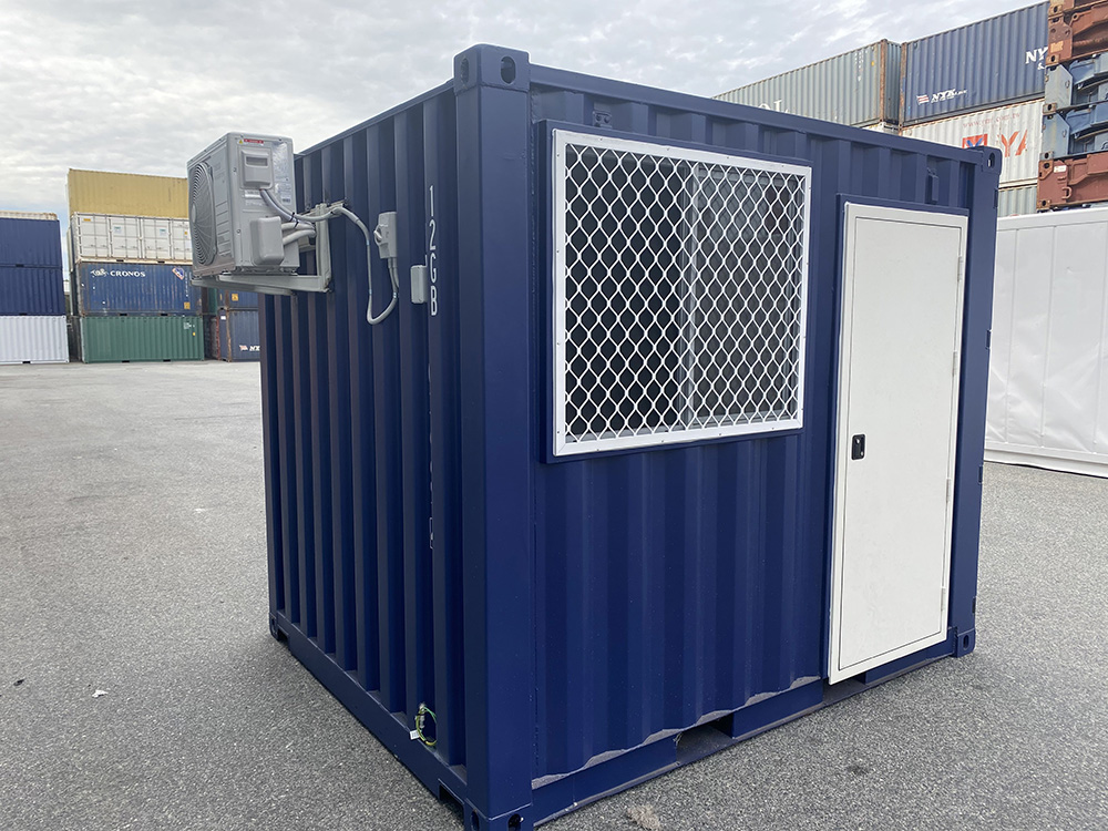 Container văn phòng 10 feet thích hợp làm bốt bảo vệ
